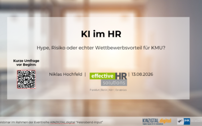 KI im HR: Hype, Risiko oder echter Wettbewerbsvorteil?