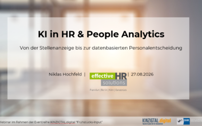 KI in HR & People Analytics: Von der Stellenanzeige bis zur datenbasierten Personalentscheidung